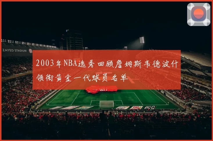2003年NBA选秀回顾詹姆斯韦德波什领衔黄金一代球员名单